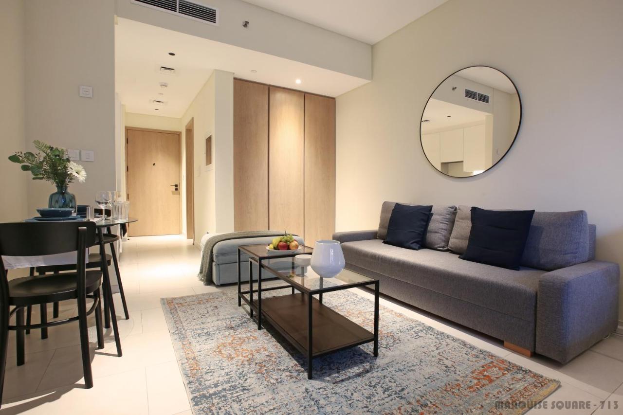 Luxury Studios With Burj Khalifa Or Canal View In Downtown - Marquise Square Tower Dubai Dış mekan fotoğraf