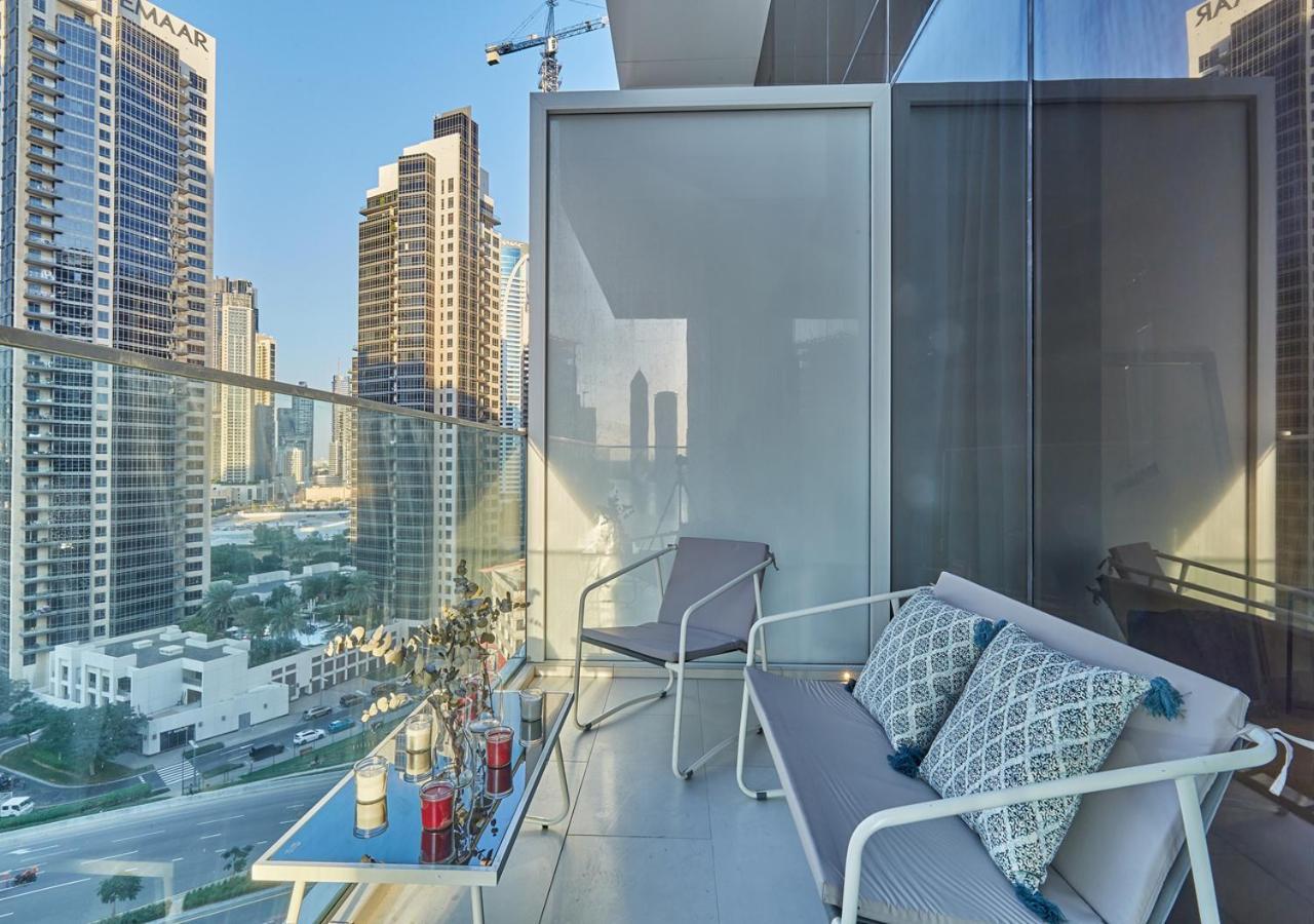 Luxury Studios With Burj Khalifa Or Canal View In Downtown - Marquise Square Tower Dubai Dış mekan fotoğraf
