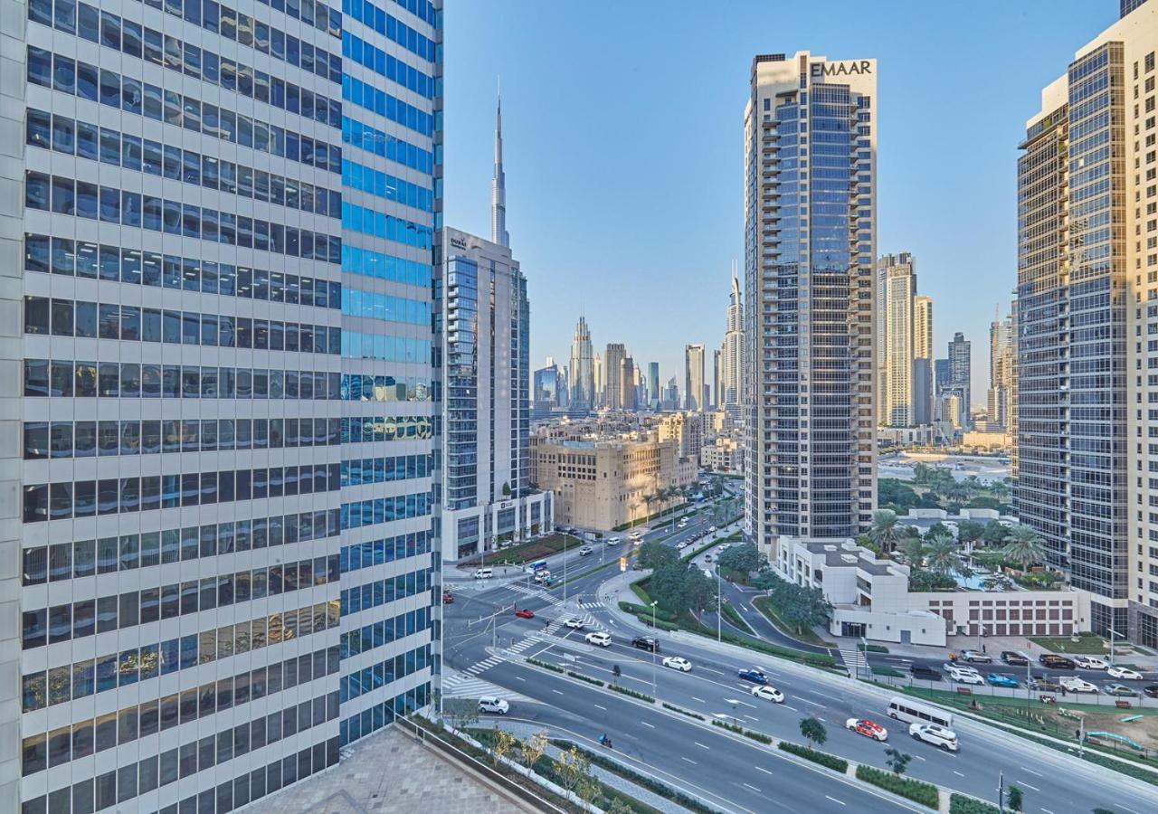 Luxury Studios With Burj Khalifa Or Canal View In Downtown - Marquise Square Tower Dubai Dış mekan fotoğraf
