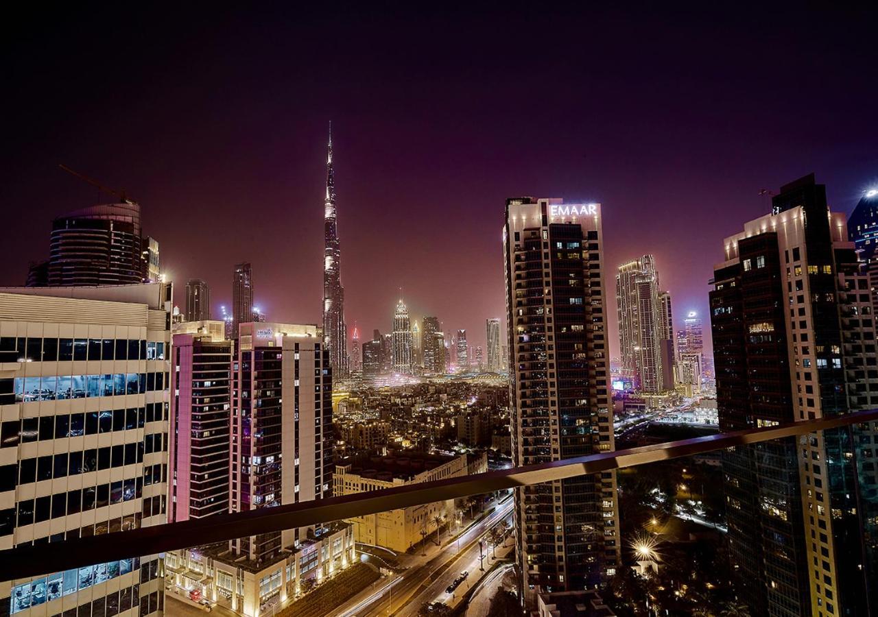 Luxury Studios With Burj Khalifa Or Canal View In Downtown - Marquise Square Tower Dubai Dış mekan fotoğraf