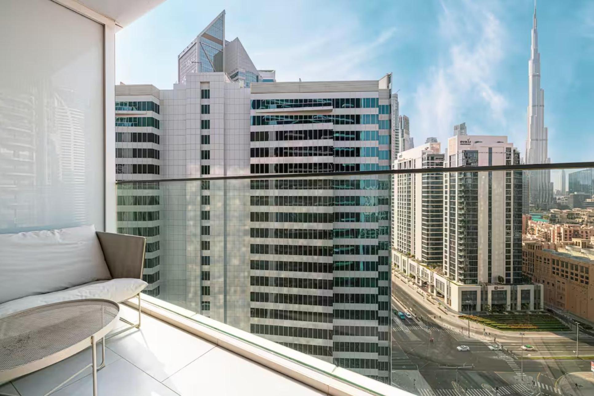Luxury Studios With Burj Khalifa Or Canal View In Downtown - Marquise Square Tower Dubai Oda fotoğraf